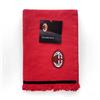 A.C. Milan Official Product Telo Mare Milan A.C. Foutà Ufficiale Asciugamano frange Piscina Spugna 80x160 cm