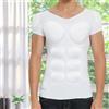 Camicia da uomo finta con muscoli, comoda per matrimoni in maschera