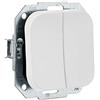 Kopp 688502009 - Interruttore serie Donau, colore: Bianco artico