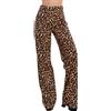 Toocool Pantaloni donna palazzo ampi animalier leopardo maculati TOOCOOL MS-11316