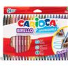 Carioca Pennarelli Carioca Birello Doppia Punta Superlavabili Confezione 24 Colori Misti