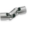 Ganter Normelemente Gantern - Elementi normali, giunti a croce, giunto ondulato, GN 9080-16-B10-DG, cuscinetto a scorrimento, doppio, diametro 16 mm, foro B10