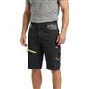 Lee Cooper Pantaloncini Lavoro Uomo Alta visibilità - Hi Vis Shorts Riflettenti Stretch Cargo con Tasche Multi Tasche Leggeri Resistenti (Nero/Grigio, 38W)