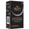 SKYN Unknown Pleasures Plus - Preservativi Senza Lattice in Poliisoprene - Compatibili con Lubrificanti, 14 Pezzi