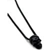 Keoss.com Collana con pendente Ciondolo Cranio Teschio Nero SKULL Moda da UOMO Rock Punk