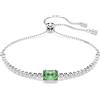 Swarovski Bracciale Swarovski Matrix 5693411 Bracelet Donna Tennis Verde regolabile