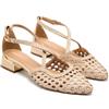 GIOSEPPO Ballerine Pelle Intrecciata BRILLION, biancaneve, 37 EU