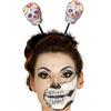 MULTIMARCA 145864 Cerchietto Halloween Teschio Katrina, Multicolore, 10.8 x 16.5 x 15.4