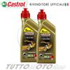 CASTROL 2L OLIO CASTROL POWER1 RACING 10W40 4T LUBRIFICANTE 100% SINTETICO MOTO SCOOTER