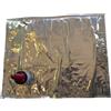 Giardini del re Sacca Alluminio per Trasporto Vino Olio Bag In Box con Rubinetto da 3 e 5 Litri