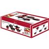 LAGOSTINA Batteria Pentole Set 8 pz Nero/Rosso 010254600008 Cucina Mediterranea