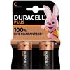Duracell batterie pile DURACELL PLUS 100% C mezzatorcia scadenza 2033 scegli quantità