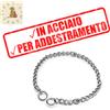 Pet's Market COLLARE Strangolo Strozzo Lineare per Addestramento Cani in Acciaio Catena 50 Cm