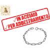 Pet's Market COLLARE Strangolo Strozzo SALVAPELO X Addestramento Cani in Acciaio Catena 50 cm