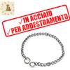 Pet's Market COLLARE Strangolo Strozzo Lineare per Addestramento Cani in Acciaio Catena 70 Cm