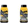 Naturaverde | Kids - Warner Bros Batman - Doccia Shampoo per Bambini, Sapone da Doccia per Corpo e Capelli, Prodotti per Igiene Bambini, con Estratto di Tè Verde BIO, 250ml (Confezione da 2)
