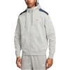 Nike Felpa da Uomo con Cappuccio e Full Zip Club Grigia Codice FQ8819-063