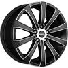Momo Europe Black 16 x 7 ET45 5 X 108 cerchi in lega, Auto)