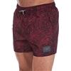 Speedo Alpha Fusion Printed, Costume da Bagno Uomo, Multicolore (Black/Lava Red), S