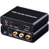 BES Estrattore Audio HDMI ARC Digitale da DAC a RCA Coassiale 5.1 Adattatore