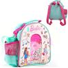 ODS Zaino Barbie 2 in 1 - Porta Merenda e Borraccia, Chiusura a Cerniera, Tracolla