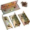 4x Staffe per sponde del letto Viti hardware incluse Staffa di installazione