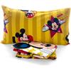 Disney Lenzuola Topolino flanella singolo Disney Mickey Mouse completo letto invernale