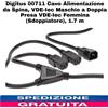 Does not apply Cavo Alimentazione Da Spina, Vde-Iec Maschio a Doppia Presa Vde-Iec Femmina 1,7m
