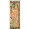 Artopweb EC17022 Mucha La Mattina Decorative Panel, Wood MDF, Multicolour, 30x90 Cm