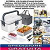 Scalda Vivande Portatile Elettrico 1.8L, 12V/24V/220V 3in1,Porta Pranzo X Uffici