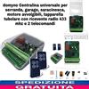 Domyno Centralina Universale per Serranda, Garage, Saracinesca, Motore Avvolgibi