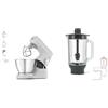 Kenwood Titanium Chef Baker XL KVC65.001WH, Impastatrice Planetaria con Bilancia Integrata & KAH359GL Accessorio Frullatore per impastatrici planetarie, in vetro Thermoresist