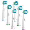 TM Electron TMBH116 TM Electron TMBH116 6 Testine di ricambio per spazzolino elettrico compatibile con Oral-B