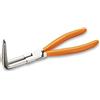 Beta 1034L - Pinza a becchi piegati a 90° lunghi per anelli elastici di sicurezza, per fori manici ricoperti in PVC