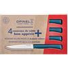 Opinel Bon Appetit+ 254503 - Set di coltelli da tavola in acciaio, multicolore