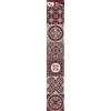 Plage 260576 Smooth - Tiles Piastrelle Sticker Cemento Piastrelle Olhao [6 Foglio 15 x 15 cm; 5.90 X 5.90], Vinile, Rosso, 15 x 0,1 x 15 cm