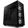 NZXT H7 Elite 2023 - CM-H71EB-02 - Case per PC da gioco mid-tower ATX - Porta USB-C - Pannello frontale e laterale in vetro temperato, 3 ventole F-Series Core RGB da 140 mm incluse, Nero