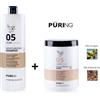 Puring Maxima Puring 05 Hydrargan (Shampoo 1000ml + Maschera 1000ml) con Olio di Argan