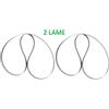 MIRSTORE 2 LAME BIMETAL M42 1335X13X0,65 PER SEGA NASTRO FEMI 780 782 783 XL NEBES TM101