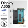 SAMSUNG DISPLAY A6 PLUS 2018 A605 ORIGINALE SERVICE NERO TOUCH SCREEN SCHERMO