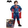 Superman Batman doj Estreno in Cines 23 marzo 2016 - Costume doj addominali in scatola Talla L rosso