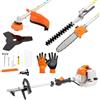 AMC Decespugliatore a scoppio 4 in 1 tagliasiepi troncarami e motosega 35.8cc