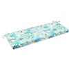 Pillow Perfect Paisley Indoor/Outdoor Sofa Setee Bench Swing Cushion with Ties Gilford Baltic-Cuscino per Panca, Poliestere, Blu, 18 x 45