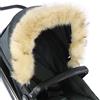 For Your Little One For-Your-Little-One aFHACWM-B394 - Pram Fur Hood Trim, compatibile con la maggior parte delle persone, colore: Beige