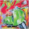 Artopweb Pannelli Decorativi Colle Vespa II Quadro, Legno, Multicolore, 100x1.8x100 cm