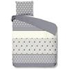 GOOD MORNING 5772 Grijs-Copripiumino in Flanella, 140 x 220 cm, Cotone, Grigio, 140x220