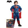 Superman Batman doj Estreno in Cines 23 marzo 2016 - Costume doj addominali in scatola Talla M rosso