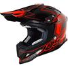 Just 1 Helmets 606320080101402 Casco J12 Carbon Fluo Rosso, XS