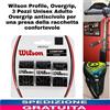 Wilson Profile,3pz Overgrip antiscivolo x una presa della racchetta confortevole