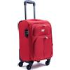 R.Leonf/ORMI TROLLEY BAGAGLIO A MANO CON 4 RUOTE IN TESSUTO ADATTO EASY JET 45X36X20 214